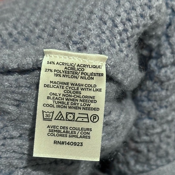 Ann Taylor Mixed Stitch Bomber Jacket Sweater Small - Picture 6 of 6